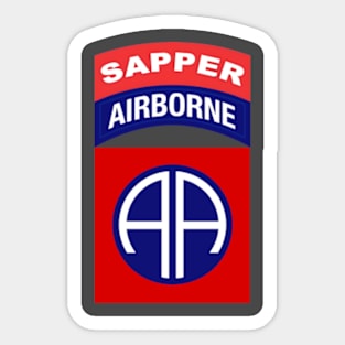 82nd Airborne Sapper Tab - Full Chest Sticker